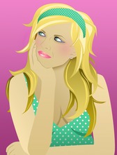 Pondering woman